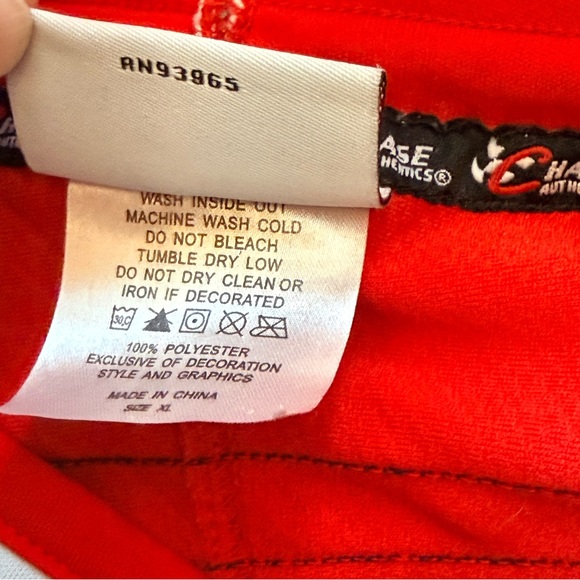 Vintage 90s Chase Authentics NASCAR Jeff Gordon #24 DuPont hockey jersey Sz XL - Picture 9 of 9